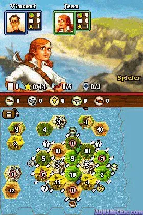 Catan (Europe) (En,De) screen shot game playing